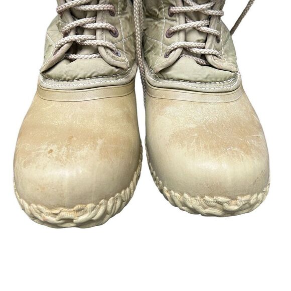 Sorel Geneva Duck Snow Boots Olive Green Size 9 - Picture 3 of 12